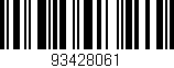 Código de barras (EAN, GTIN, SKU, ISBN): '93428061'
