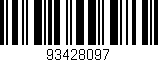 Código de barras (EAN, GTIN, SKU, ISBN): '93428097'