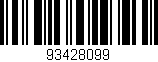 Código de barras (EAN, GTIN, SKU, ISBN): '93428099'