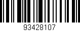 Código de barras (EAN, GTIN, SKU, ISBN): '93428107'