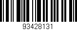 Código de barras (EAN, GTIN, SKU, ISBN): '93428131'