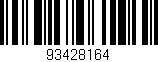 Código de barras (EAN, GTIN, SKU, ISBN): '93428164'