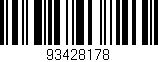 Código de barras (EAN, GTIN, SKU, ISBN): '93428178'