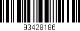 Código de barras (EAN, GTIN, SKU, ISBN): '93428186'