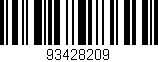 Código de barras (EAN, GTIN, SKU, ISBN): '93428209'