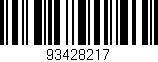 Código de barras (EAN, GTIN, SKU, ISBN): '93428217'