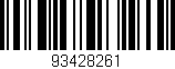Código de barras (EAN, GTIN, SKU, ISBN): '93428261'