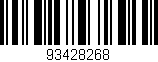Código de barras (EAN, GTIN, SKU, ISBN): '93428268'