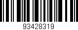 Código de barras (EAN, GTIN, SKU, ISBN): '93428319'