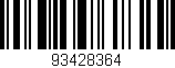 Código de barras (EAN, GTIN, SKU, ISBN): '93428364'