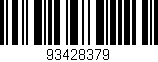 Código de barras (EAN, GTIN, SKU, ISBN): '93428379'