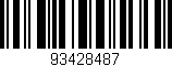 Código de barras (EAN, GTIN, SKU, ISBN): '93428487'