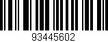 Código de barras (EAN, GTIN, SKU, ISBN): '93445602'