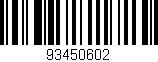 Código de barras (EAN, GTIN, SKU, ISBN): '93450602'
