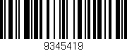 Código de barras (EAN, GTIN, SKU, ISBN): '9345419'