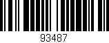 Código de barras (EAN, GTIN, SKU, ISBN): '93487'
