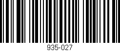 Código de barras (EAN, GTIN, SKU, ISBN): '935-027'