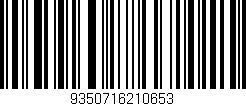 Código de barras (EAN, GTIN, SKU, ISBN): '9350716210653'