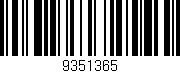 Código de barras (EAN, GTIN, SKU, ISBN): '9351365'