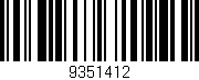 Código de barras (EAN, GTIN, SKU, ISBN): '9351412'