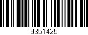 Código de barras (EAN, GTIN, SKU, ISBN): '9351425'