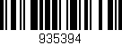 Código de barras (EAN, GTIN, SKU, ISBN): '935394'