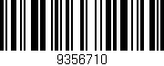 Código de barras (EAN, GTIN, SKU, ISBN): '9356710'