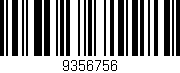 Código de barras (EAN, GTIN, SKU, ISBN): '9356756'