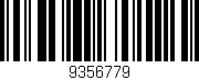 Código de barras (EAN, GTIN, SKU, ISBN): '9356779'