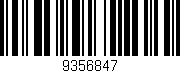 Código de barras (EAN, GTIN, SKU, ISBN): '9356847'