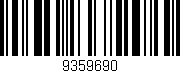 Código de barras (EAN, GTIN, SKU, ISBN): '9359690'