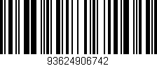 Código de barras (EAN, GTIN, SKU, ISBN): '93624906742'
