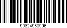 Código de barras (EAN, GTIN, SKU, ISBN): '93624950936'
