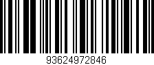 Código de barras (EAN, GTIN, SKU, ISBN): '93624972846'