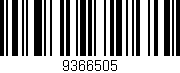 Código de barras (EAN, GTIN, SKU, ISBN): '9366505'