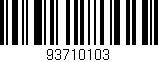 Código de barras (EAN, GTIN, SKU, ISBN): '93710103'