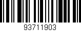 Código de barras (EAN, GTIN, SKU, ISBN): '93711903'