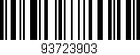 Código de barras (EAN, GTIN, SKU, ISBN): '93723903'
