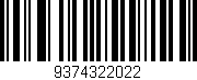 Código de barras (EAN, GTIN, SKU, ISBN): '9374322022'