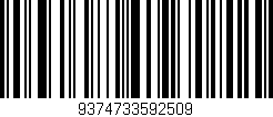 Código de barras (EAN, GTIN, SKU, ISBN): '9374733592509'