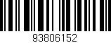 Código de barras (EAN, GTIN, SKU, ISBN): '93806152'