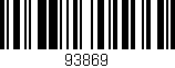 Código de barras (EAN, GTIN, SKU, ISBN): '93869'