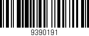 Código de barras (EAN, GTIN, SKU, ISBN): '9390191'