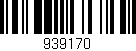 Código de barras (EAN, GTIN, SKU, ISBN): '939170'