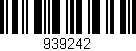 Código de barras (EAN, GTIN, SKU, ISBN): '939242'