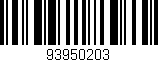 Código de barras (EAN, GTIN, SKU, ISBN): '93950203'