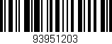 Código de barras (EAN, GTIN, SKU, ISBN): '93951203'
