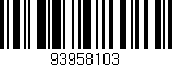 Código de barras (EAN, GTIN, SKU, ISBN): '93958103'