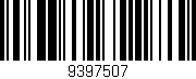Código de barras (EAN, GTIN, SKU, ISBN): '9397507'