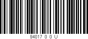 Código de barras (EAN, GTIN, SKU, ISBN): '94017_0_0_U'